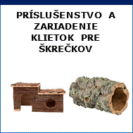 zariadenie pre škrečkov